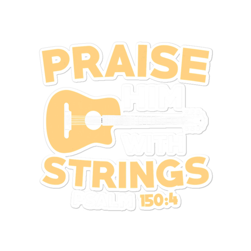 Christian Music Church Guitar Bass Jesus  Rock Gift Sticker | Artistshot