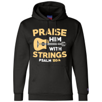 Christian Music Church Guitar Bass Jesus  Rock Gift Champion Hoodie | Artistshot