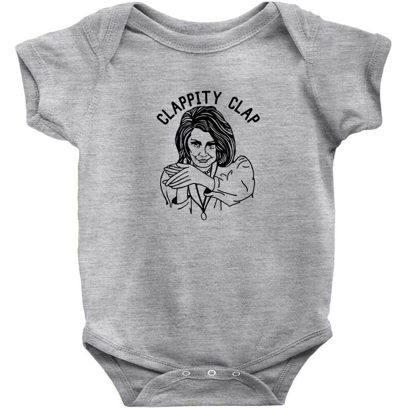 Nancy Pelosi Clappity Clap Baby Bodysuit | Artistshot