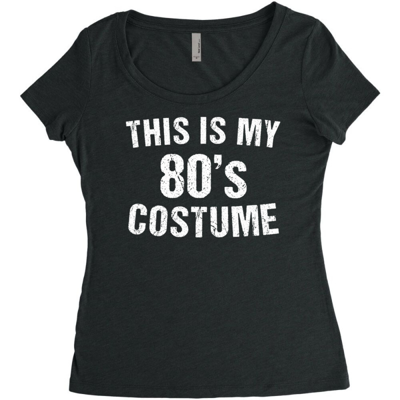 80s Costume Halloween 1980s Women's Triblend Scoop T-shirt by hongquangd | Artistshot