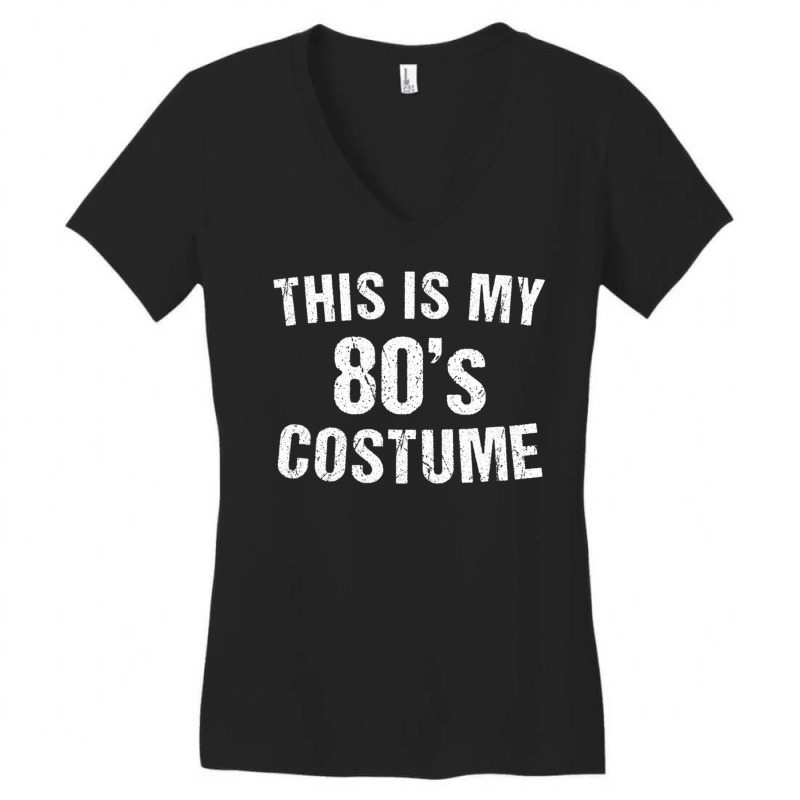 80s Costume Halloween 1980s Women's V-Neck T-Shirt by hongquangd | Artistshot