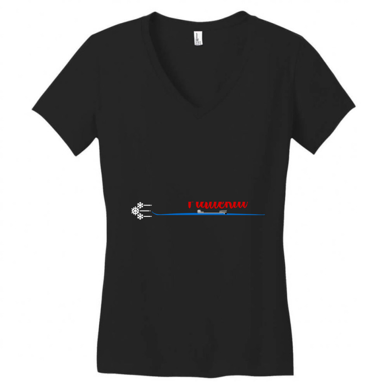 Ski Plattekill, United States Women's V-Neck T-Shirt by oatesorlandoi9eepf | Artistshot