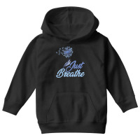 Just Breathe Dandelion Wildflower Botanical Nature Flower T Shirt Youth Hoodie | Artistshot