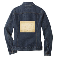 Maxwell's Equations Ladies Denim Jacket | Artistshot