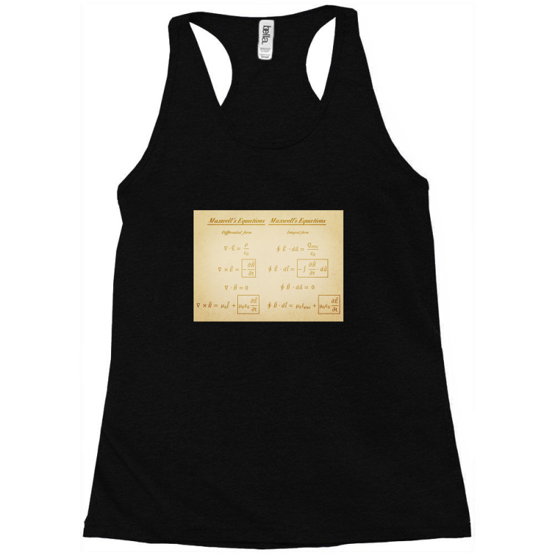 Maxwell's Equations Racerback Tank by LouisPlumley | Artistshot