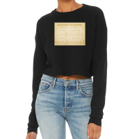 Maxwell's Equations Cropped Sweater | Artistshot