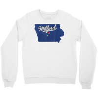 Milford Iowa Story County Ia Map T Shirt Crewneck Sweatshirt | Artistshot