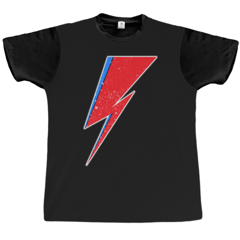 Red And Blue Thunderbolt Graphic T-shirt | Artistshot