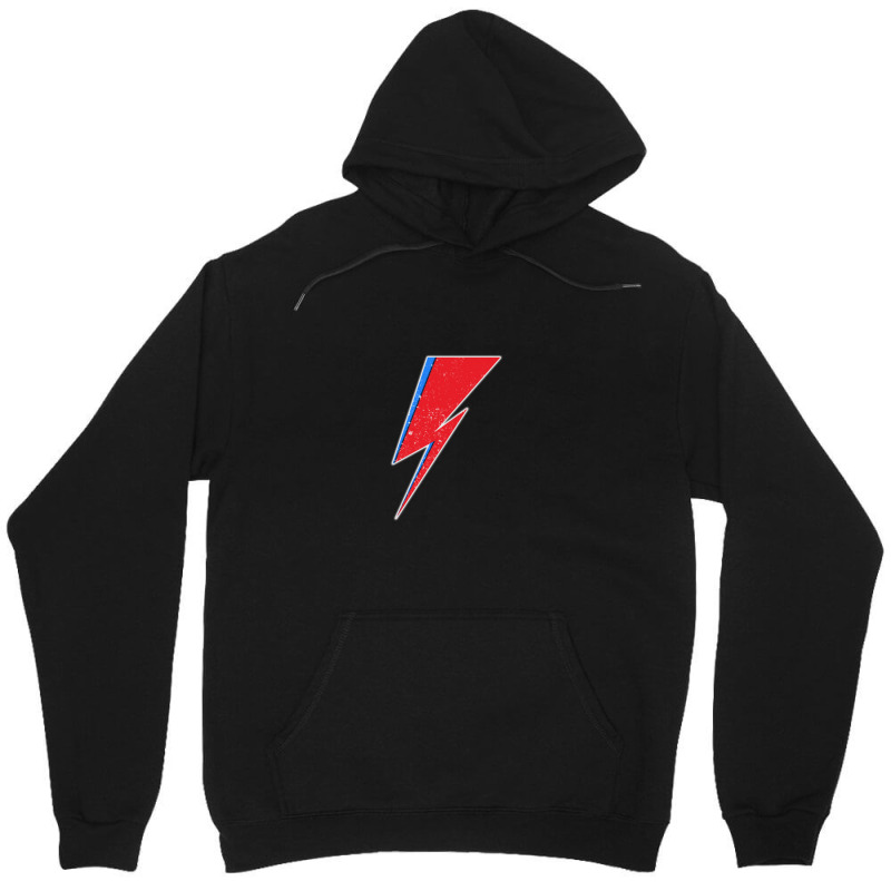 Red And Blue Thunderbolt Unisex Hoodie | Artistshot