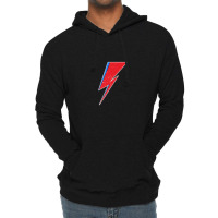 Red And Blue Thunderbolt Lightweight Hoodie | Artistshot