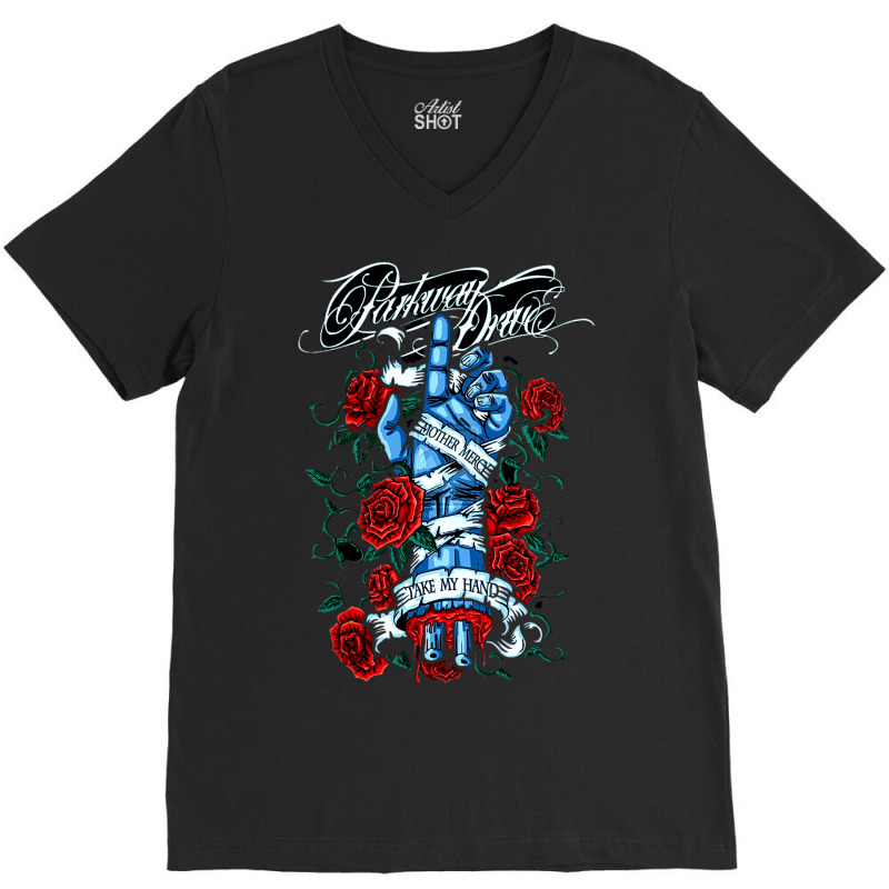 Parkway Drive Best Of Art V-Neck Tee by Citra Ciko | Artistshot