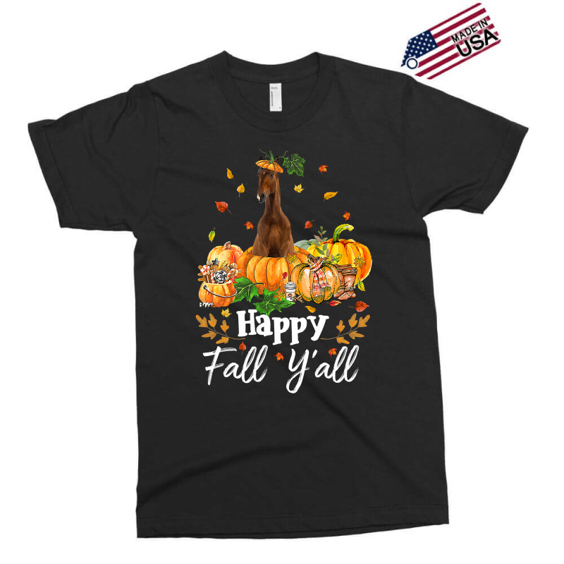 Happy Fall Y All Horse Thanksgiving Horse Lover Halloween Exclusive T-shirt | Artistshot