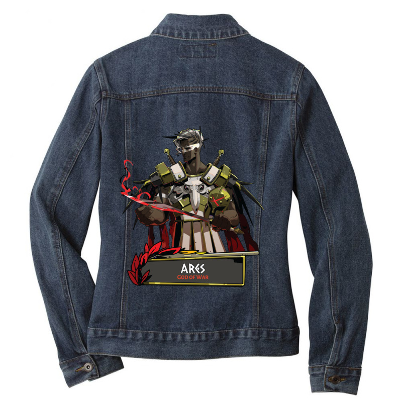 Hades Game Ares Ladies Denim Jacket by LisaBurlingame | Artistshot