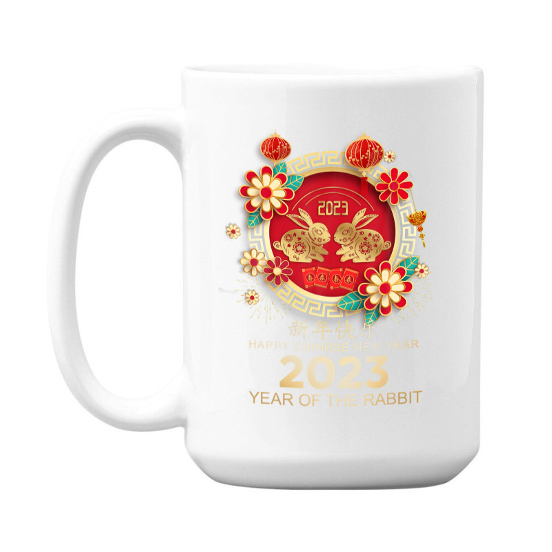 Happy Lunar New Year 2023 Year Of The Rabbit 15 Oz Coffee Mug | Artistshot