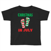 Christmas In July Flip Flop Xmas In July Decorations Party Toddler T-shirt | Artistshot