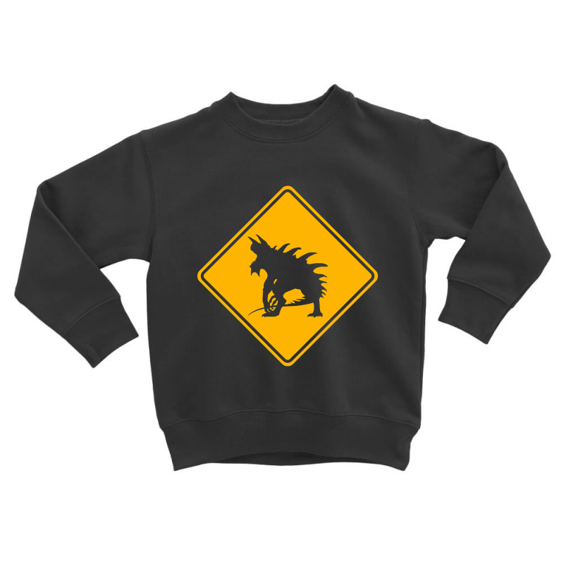 Dnd Tarrasque Crossing Toddler Sweatshirt by Box Bingham | Artistshot