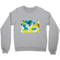 Yellow Paint Textured Crewneck Sweatshirt | Artistshot