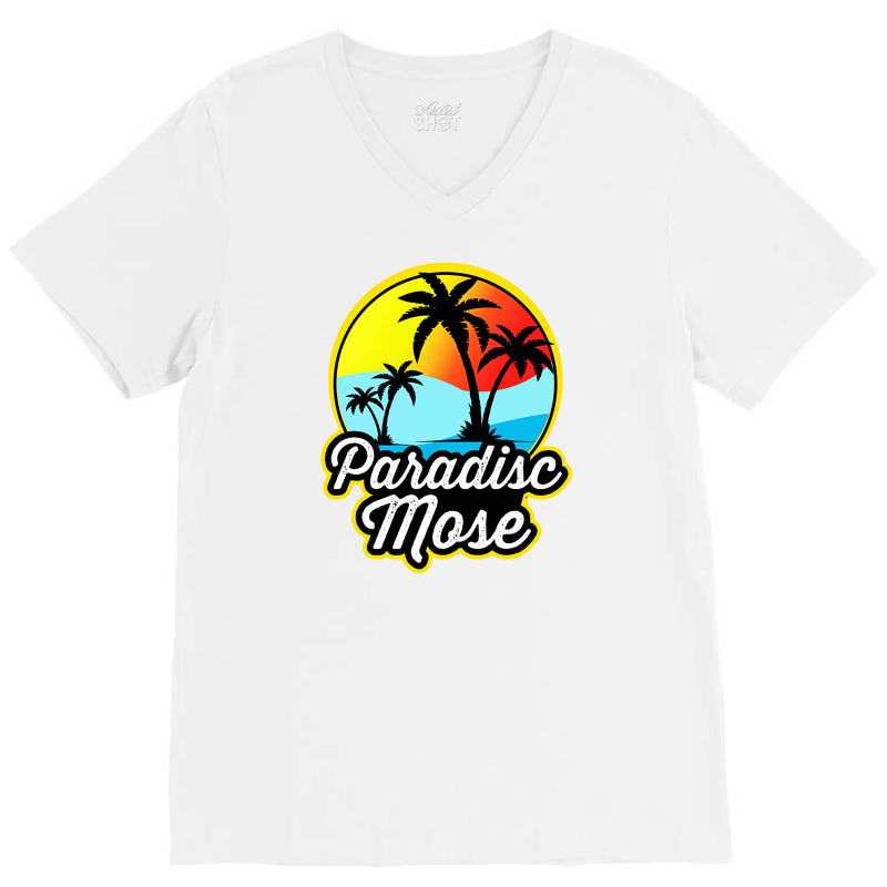 Summer Paradise Mose V-Neck Tee by brendajackson | Artistshot