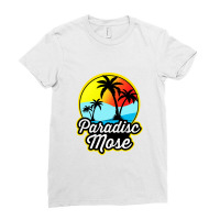 Summer Paradise Mose Ladies Fitted T-shirt | Artistshot