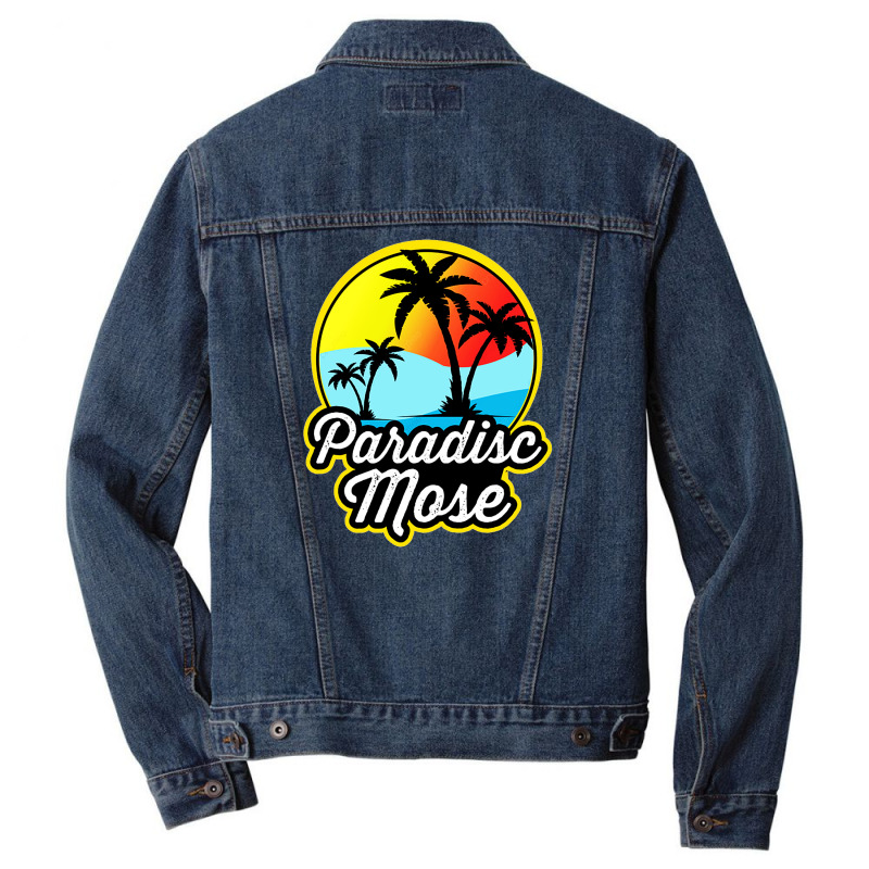 Summer Paradise Mose Men Denim Jacket by brendajackson | Artistshot