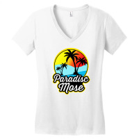 Summer Paradise Mose Women's V-neck T-shirt | Artistshot