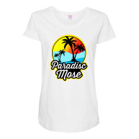 Summer Paradise Mose Maternity Scoop Neck T-shirt | Artistshot