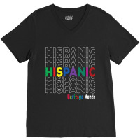 National Hispanic Heritage Month Latin America Culture V-neck Tee | Artistshot