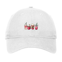 Valentine Coffee Heart Iced Coffee Lover Valentine Day Women Adjustable Cap | Artistshot