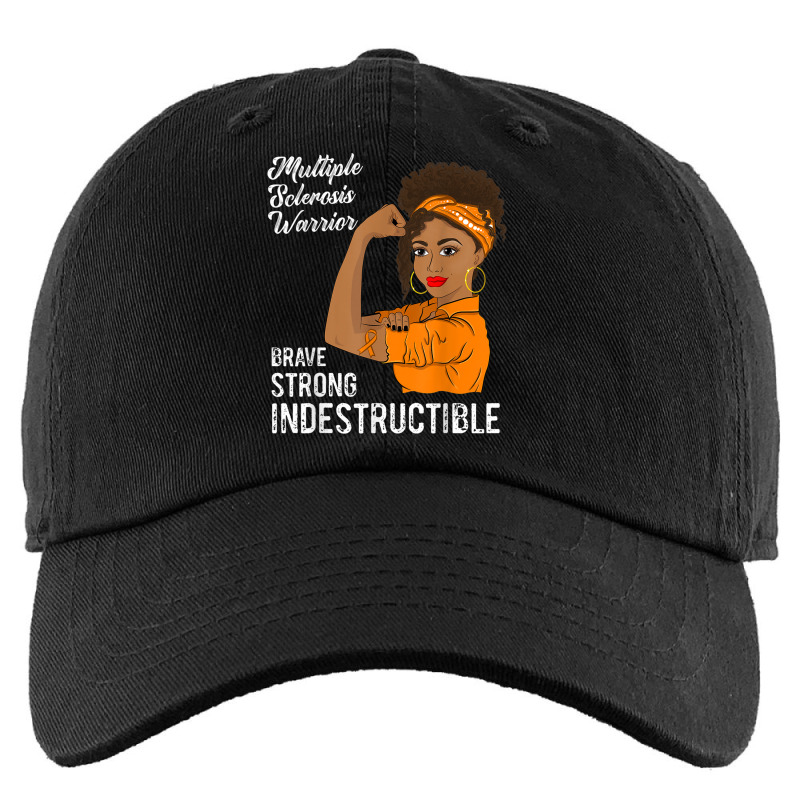 Multiple Sclerosis Warrior Indestructible Ms Awareness Gift Kids Cap | Artistshot