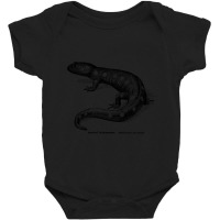 Spotted Salamader - Vintage Scientific Illustration Baby Bodysuit | Artistshot