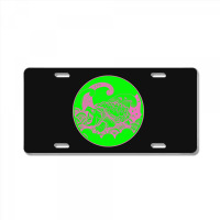 Giant Alligator Snapping Turtle - Japanese Style For Reptiles Lovers - License Plate | Artistshot