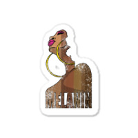 Melanin Drippin Beautiful Afro Woman Black History Feb Gift Sticker | Artistshot