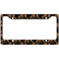 Melanin Drippin Beautiful Afro Woman Black History Feb Gift License Plate Frame | Artistshot