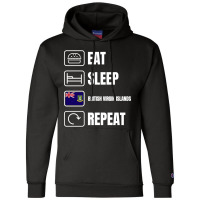 Eat Sleep British Virgin Islands Repeat Champion Hoodie | Artistshot