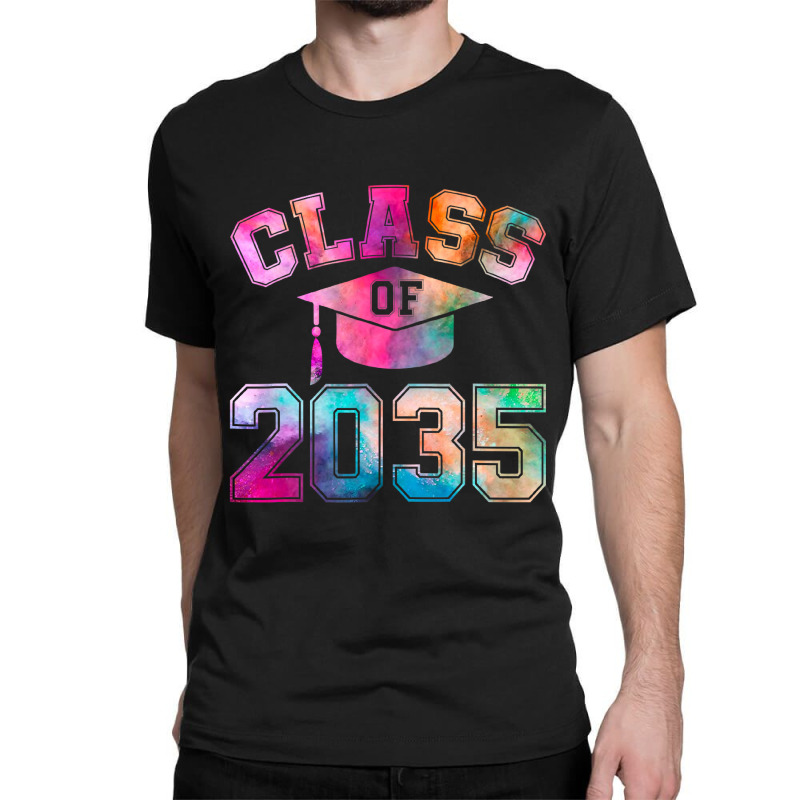 Class Of 2035 Kindergarten Grow With Me Student School Kids Classic T-shirt by ElizabethAtist | Artistshot