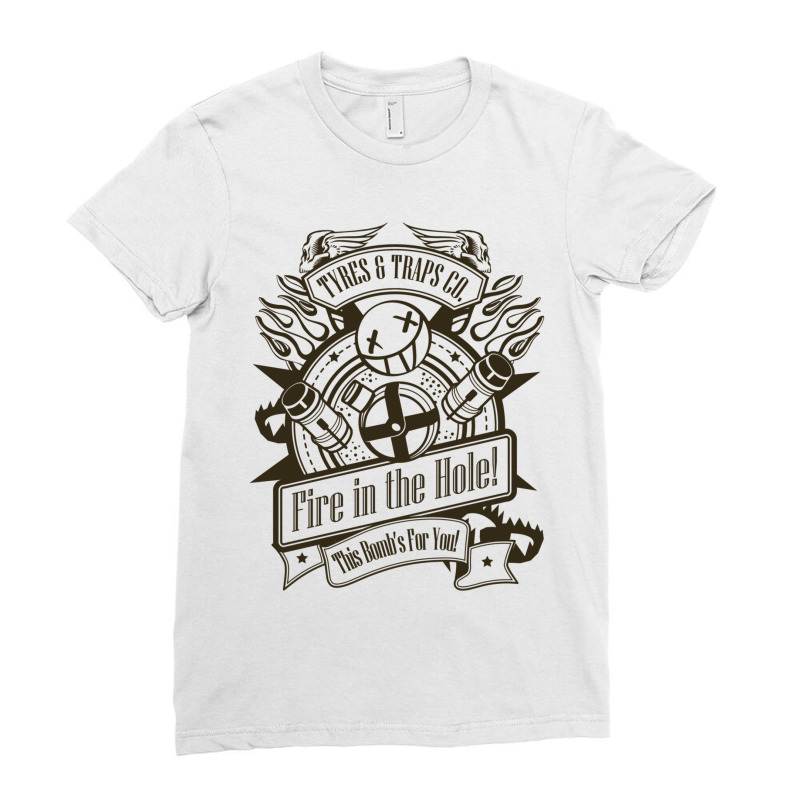 Fire In The Hole! Ladies Fitted T-Shirt by JESSICAFRANKLIN | Artistshot