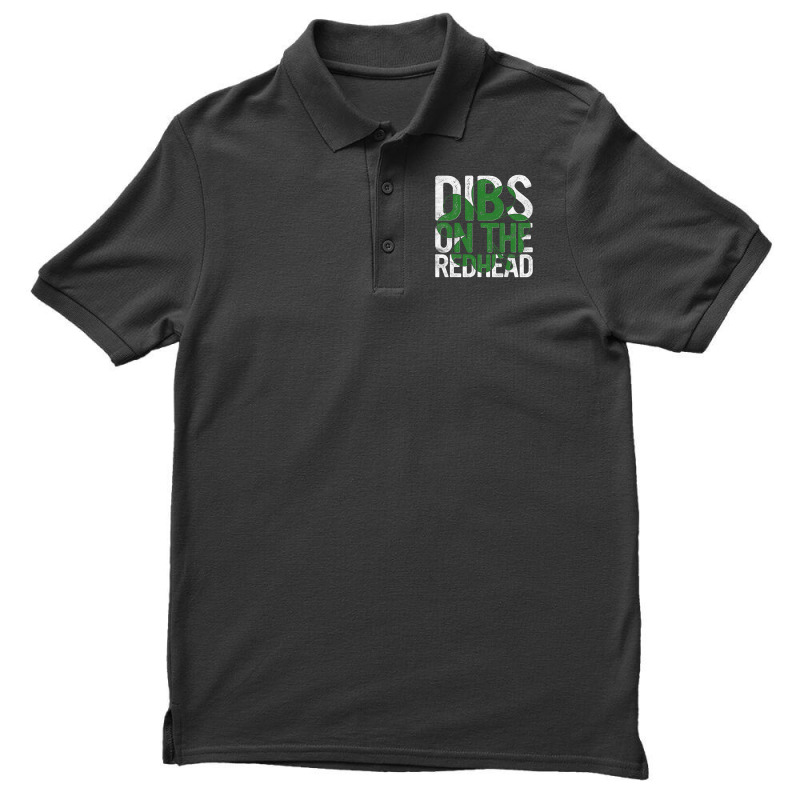 Dibs On The Redhead Gift St Patricks Day Drinking Paddy S Men's Polo Shirt | Artistshot