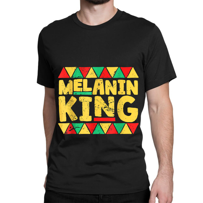 Melanin King Black History Month  African Pride Shirt Classic T-shirt by LYSUNDRAHAW | Artistshot