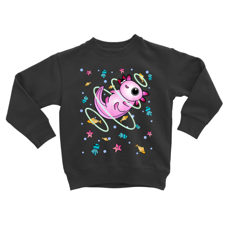 Underwater Axolotl Toddler Sweatshirt | Artistshot