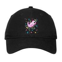 Underwater Axolotl Adjustable Cap | Artistshot