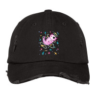 Underwater Axolotl Vintage Cap | Artistshot