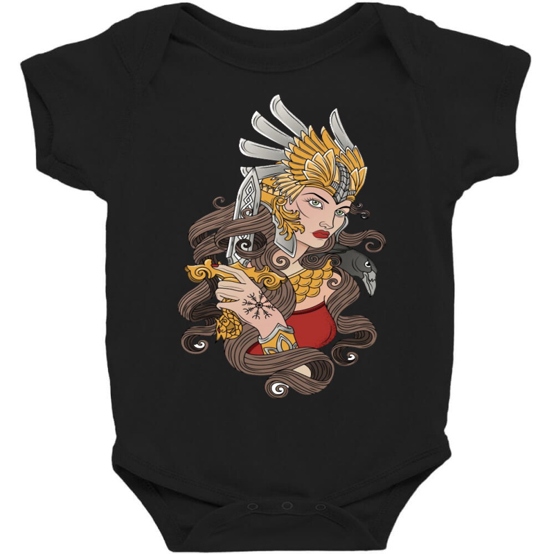 Warrior Woman Baby Bodysuit | Artistshot