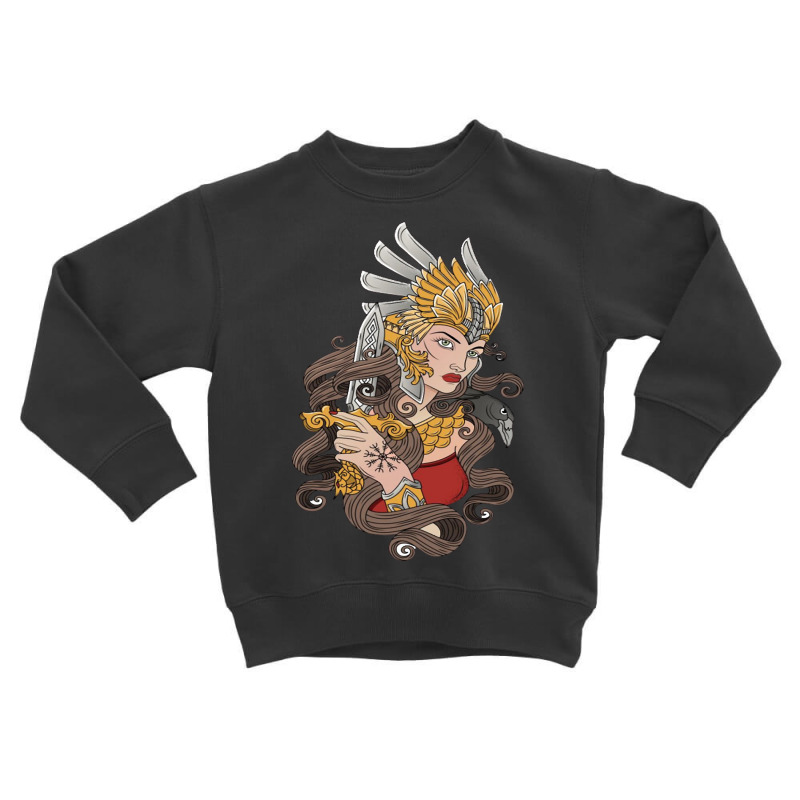 Warrior Woman Toddler Sweatshirt | Artistshot