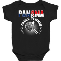 Panama Table Tennis Lovers Support Panamanian Ping Pong Team T Shirt Baby Bodysuit | Artistshot