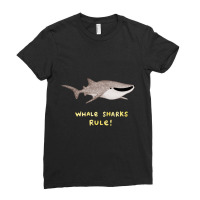 Whale Sharks Rule! Ladies Fitted T-shirt | Artistshot