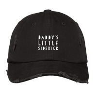 Father S Day  For Kid Boys And Girls Daddys Sidekick Vintage Cap | Artistshot