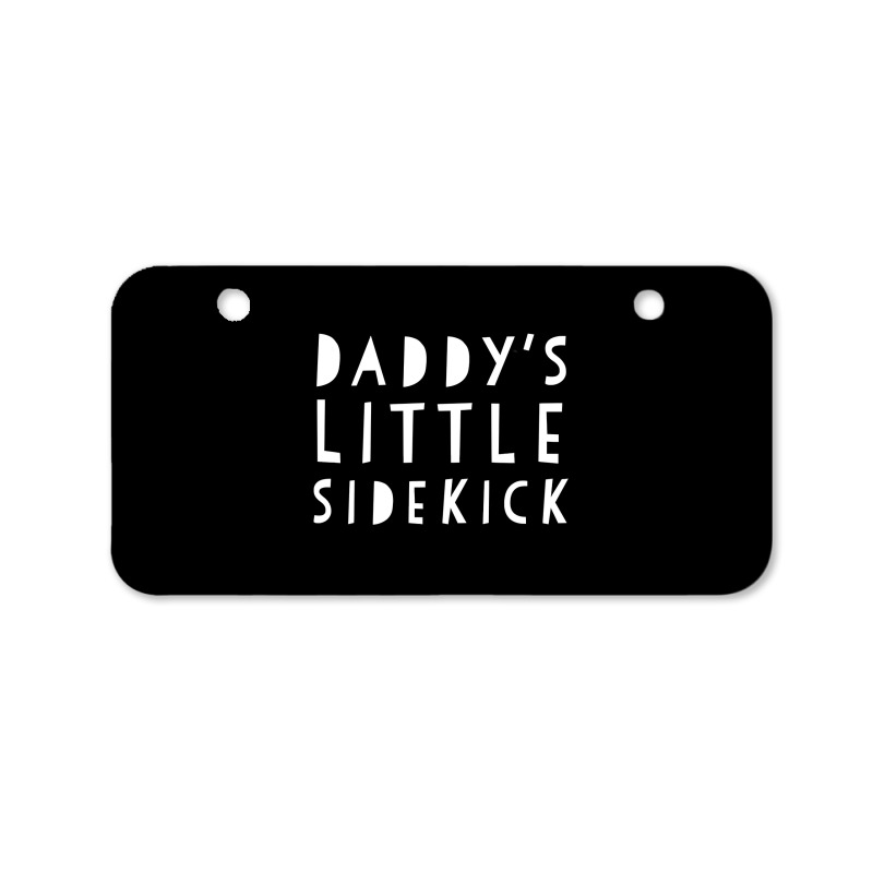 Father S Day  For Kid Boys And Girls Daddys Sidekick Bicycle License Plate by ScottArtist | Artistshot