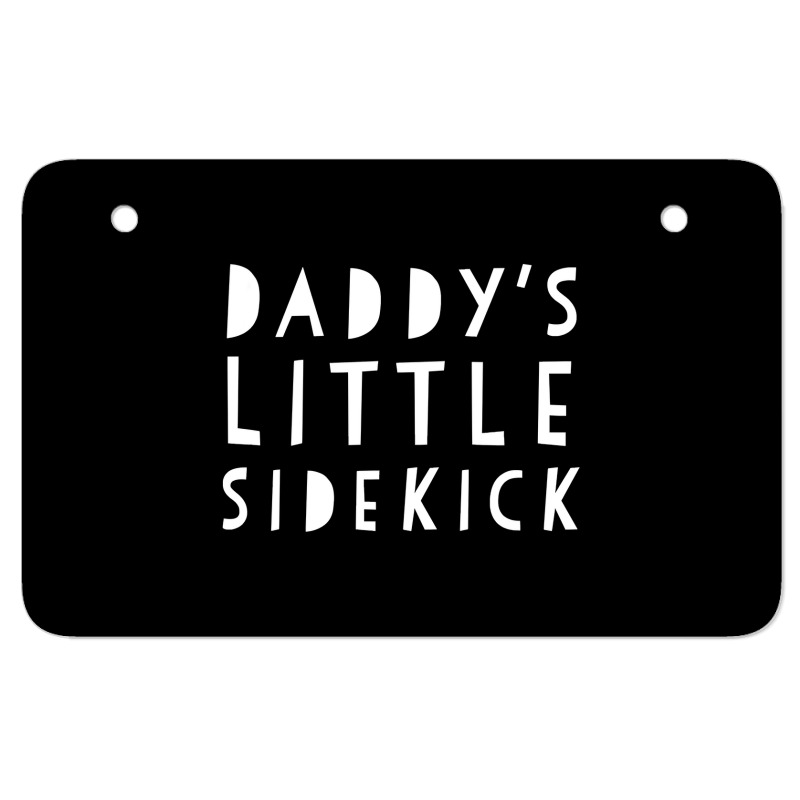 Father S Day  For Kid Boys And Girls Daddys Sidekick ATV License Plate by ScottArtist | Artistshot