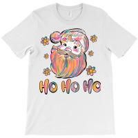 Ho Ho Ho Merry Christmas Tie Dye Colorful Santa Claus T Shirt T-shirt | Artistshot