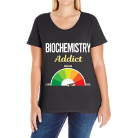 Funny Addict Biochemistry Biochemist Ladies Curvy T-shirt | Artistshot